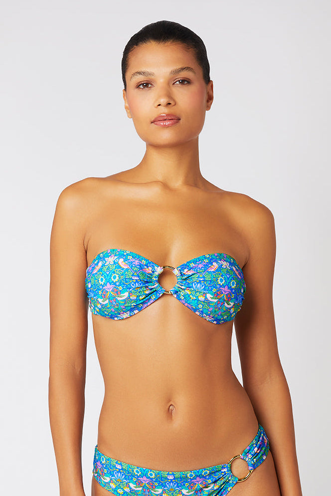 Strawberry Thief Ring Bandeau Top - Made With Liberty Fabric