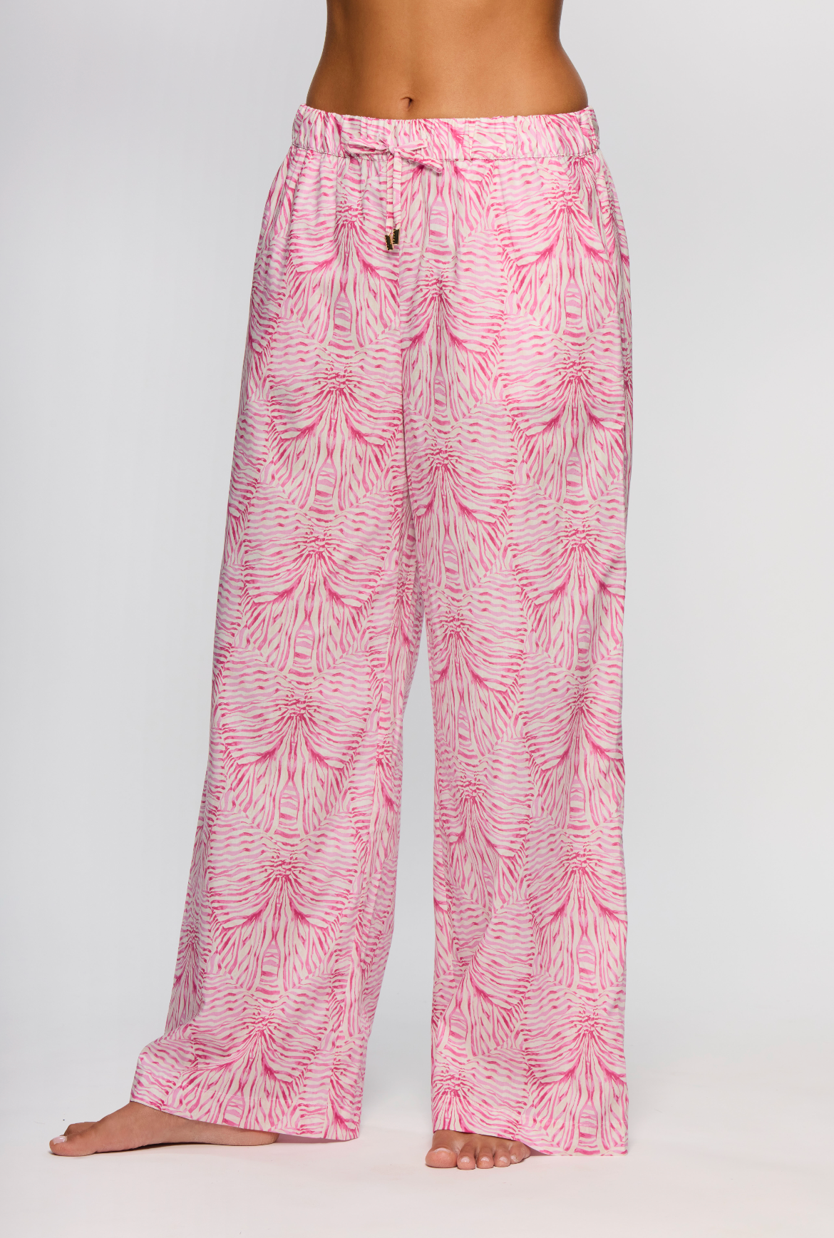 Stripes & Bow Beach Drawstring Trouser - Made With Liberty Fabric