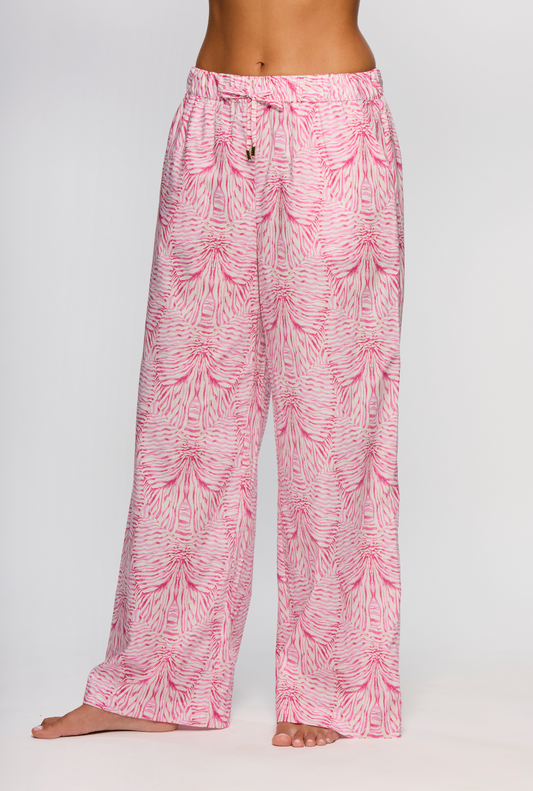 Stripes & Bow Beach Drawstring Trouser - Made With Liberty Fabric