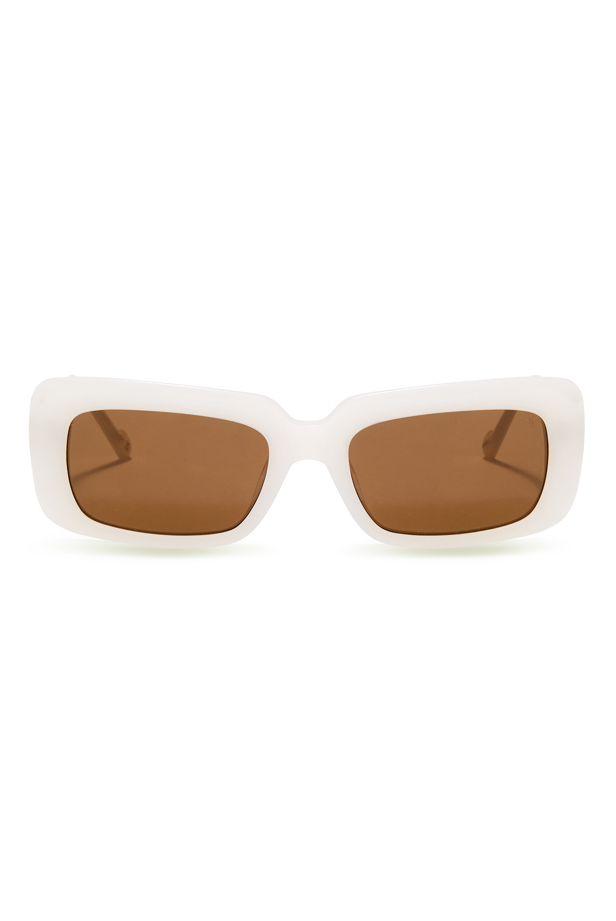 Sunday Somewhere Elle Milky White Sunglasses