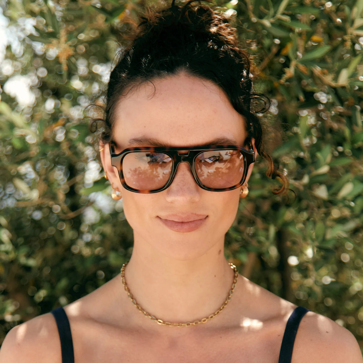 Sunday Somewhere Lotus Tort Sunglasses