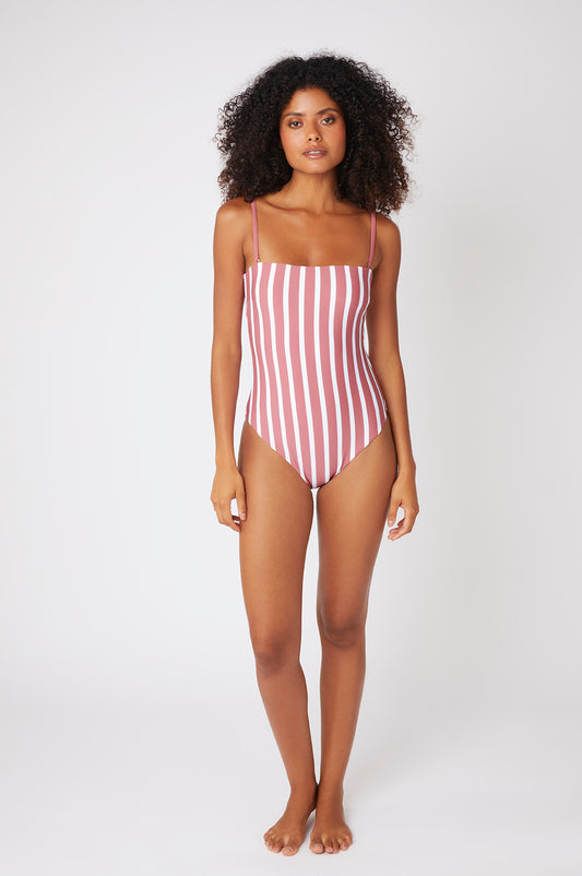 Tramonti Square Neck Swimsuit