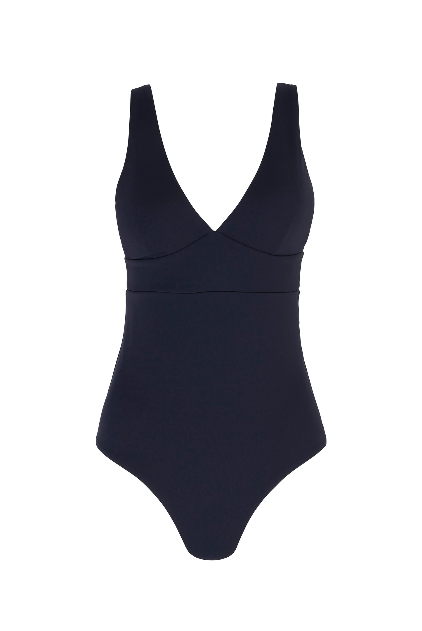 Sculpt Black V-Neck Swimsuit