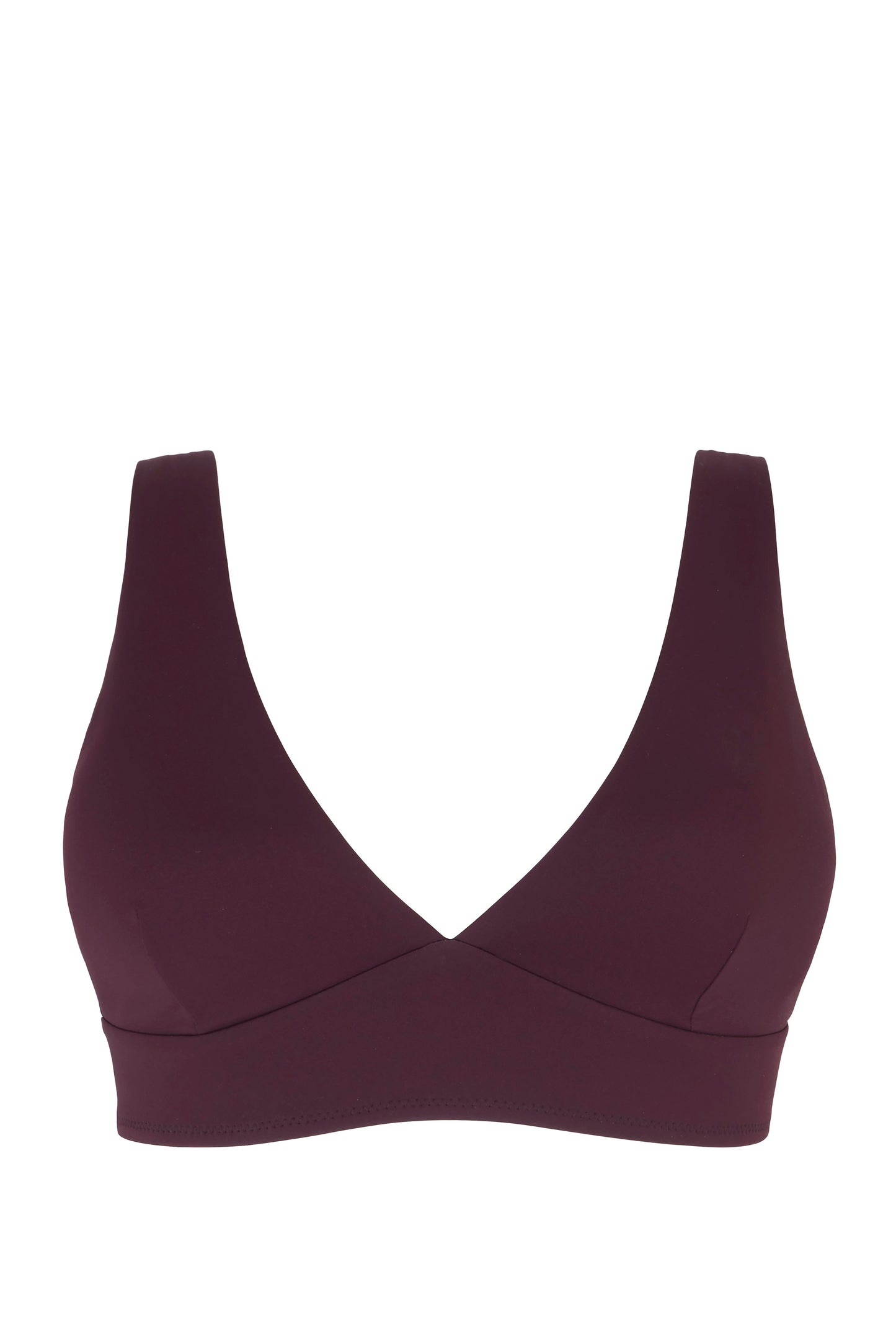 Sculpt Burgundy V-Neck Top