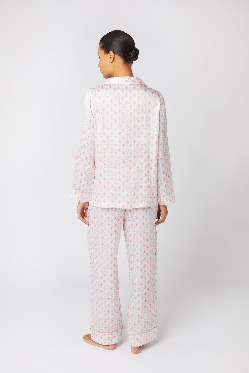 Venice Long Sleeve Silk Pyjama Set