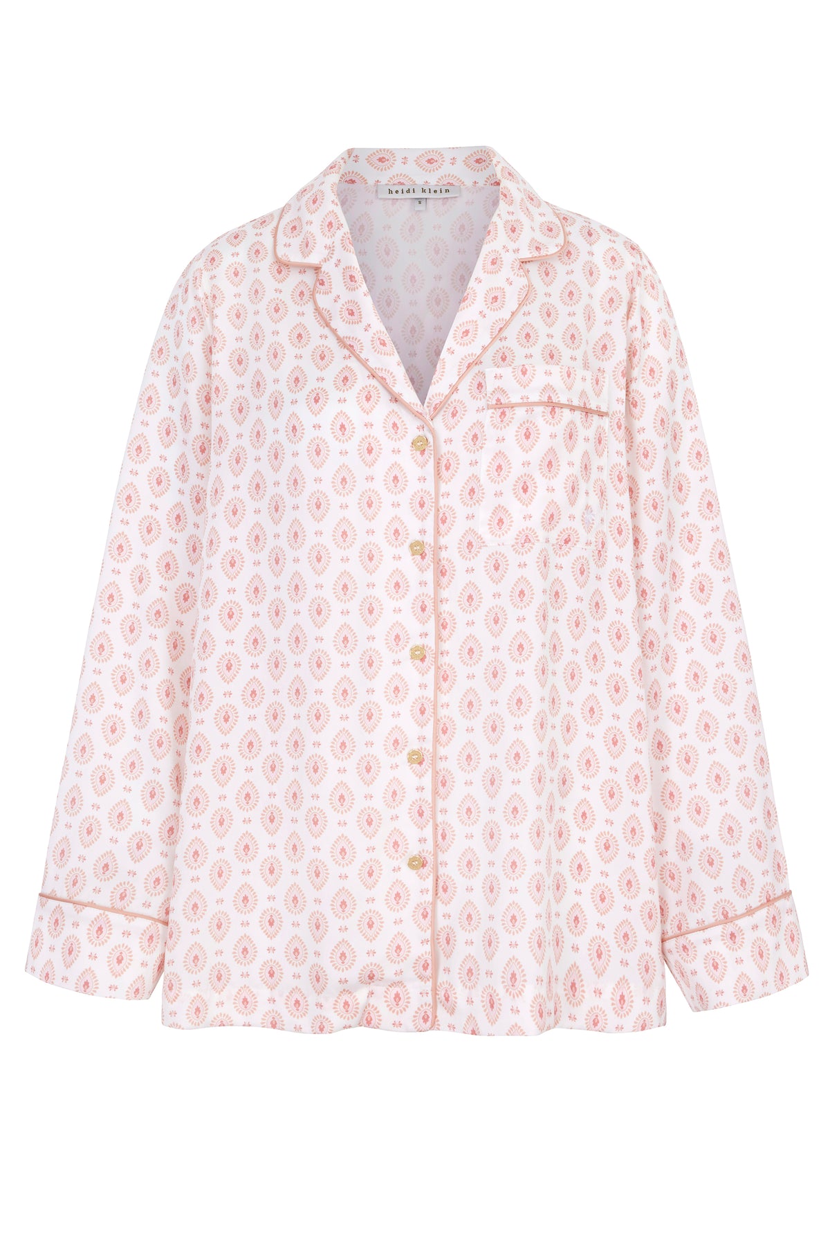 Venice Long Sleeve Silk Pyjama Set