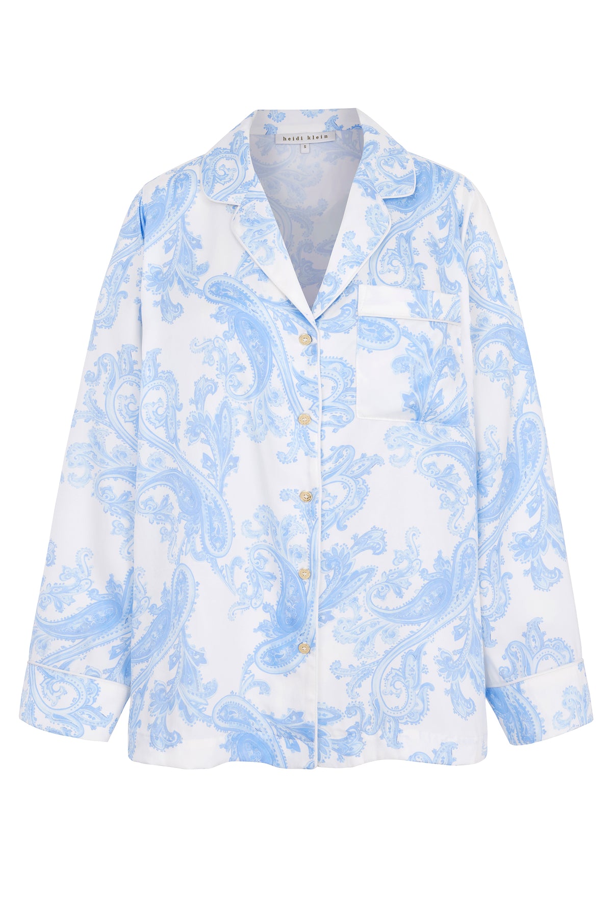 Venice Long Sleeve Silk Pyjama Set