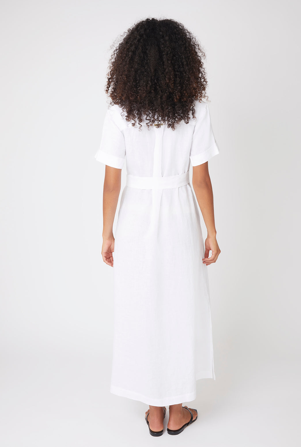 White Bay Shirt Dress