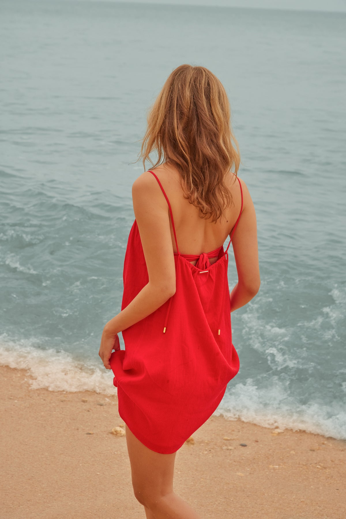 Watermelon Red Mini Dress
