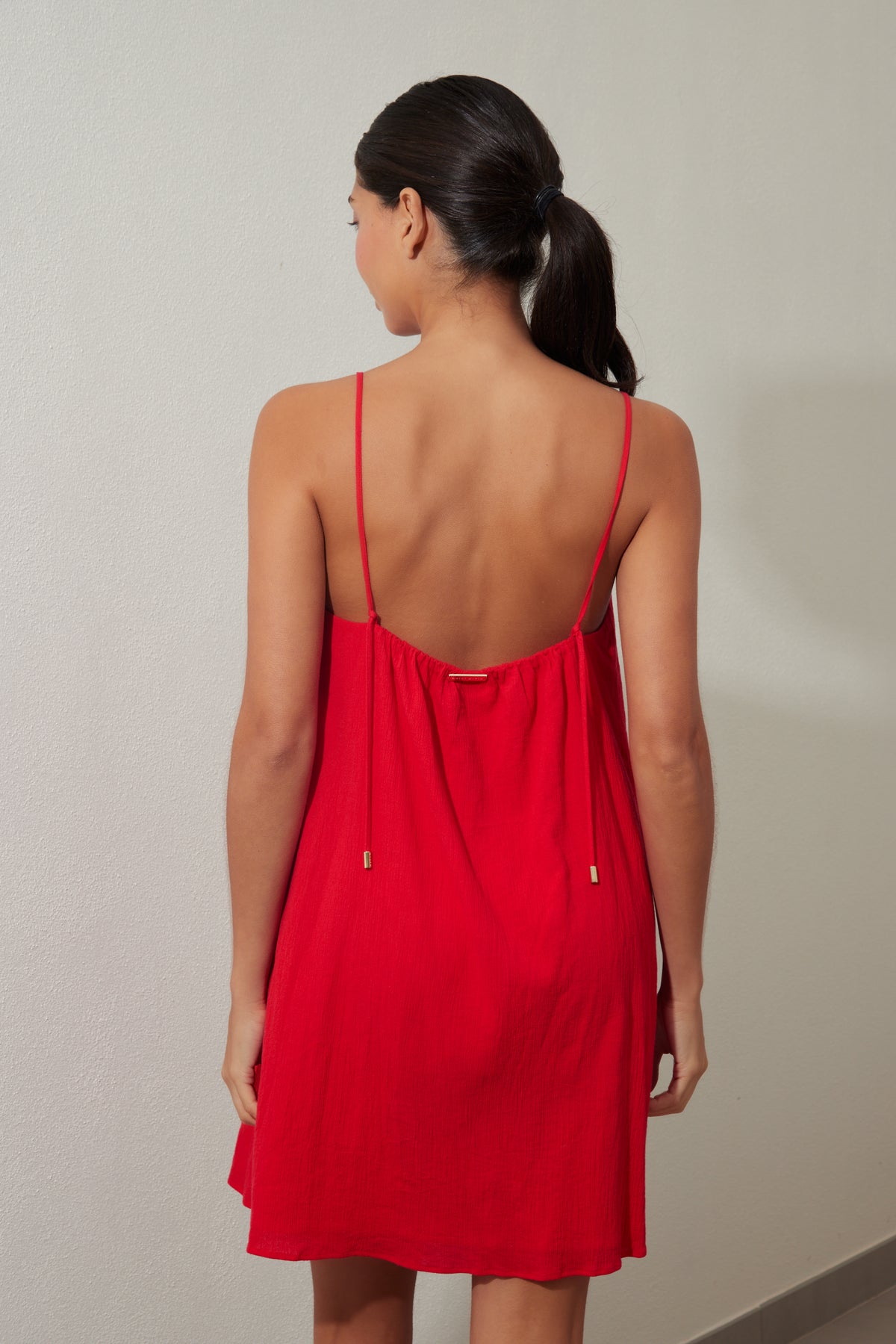 Watermelon Red Mini Dress