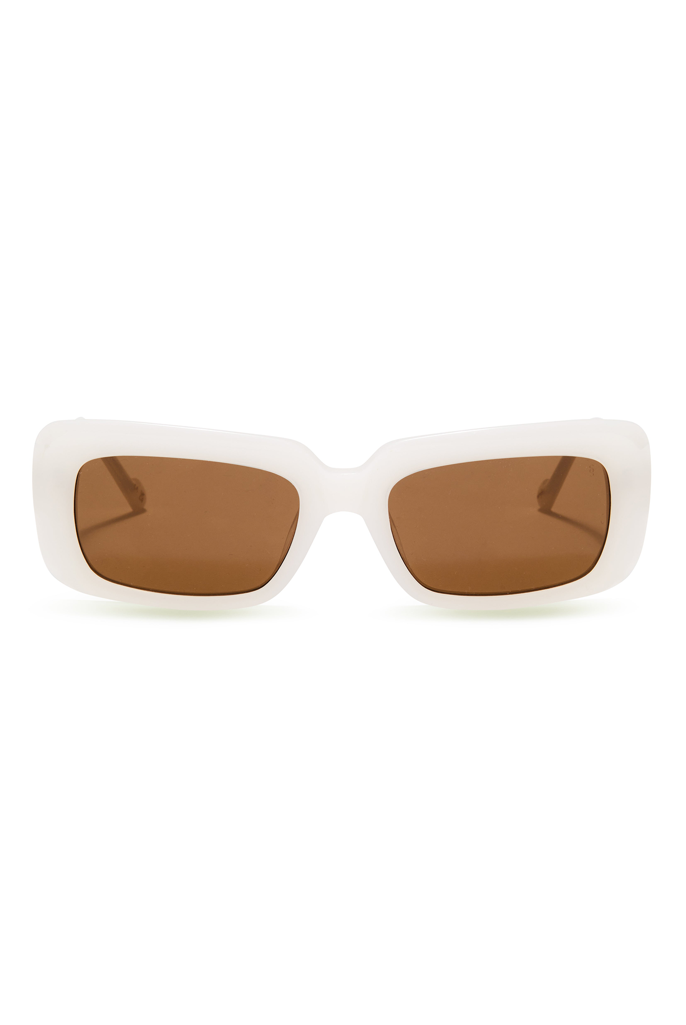 Sunday Somewhere Elle Milky White Sunglasses