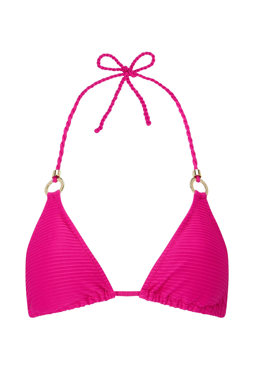 Raspberry Zanzibar Bikini Top Heidi Klein UK Store