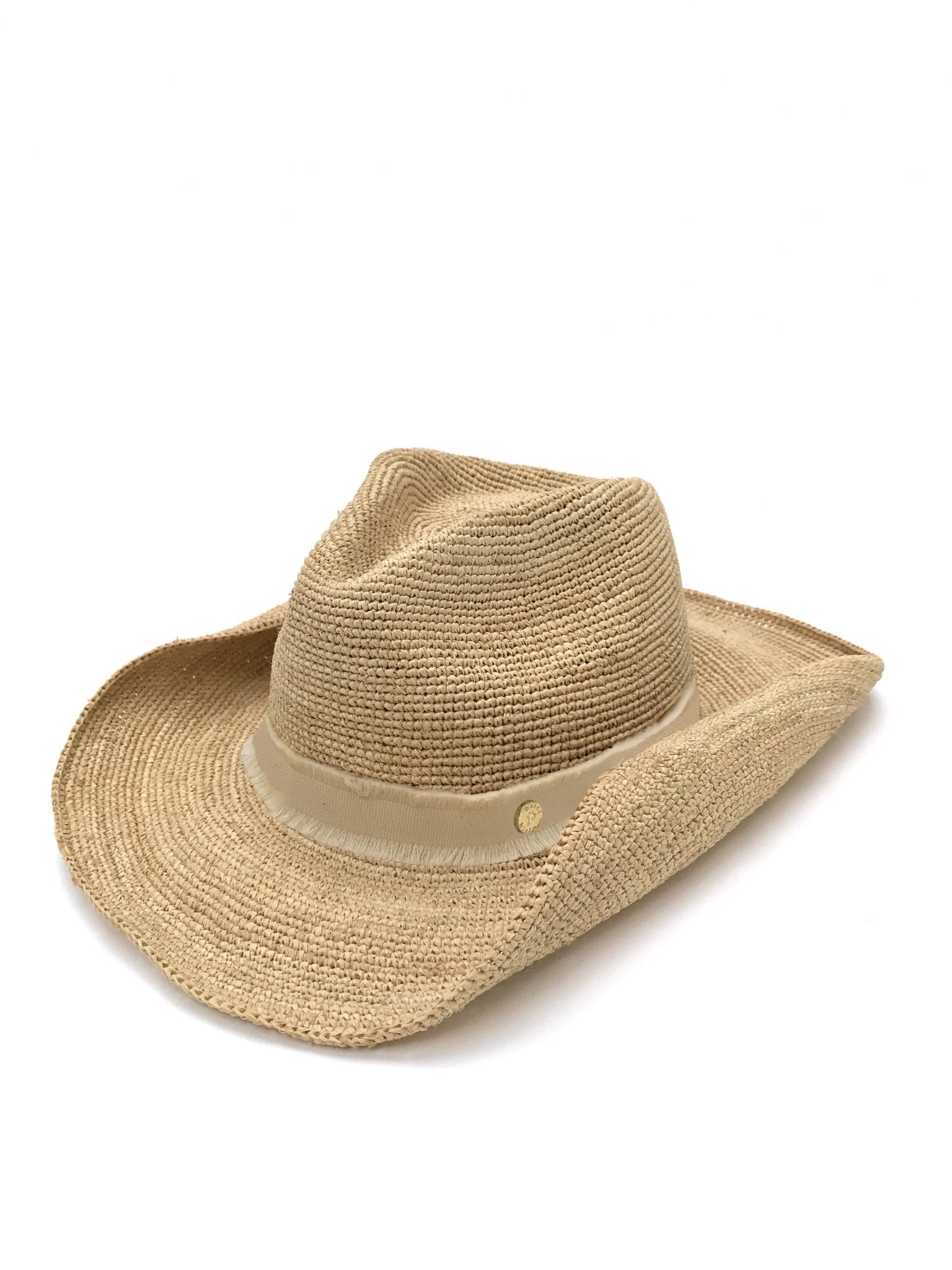 Cape Elizabeth Raffia Cowboy Hat Heidi Klein