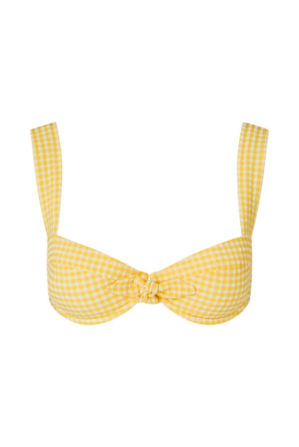 Heidi Klein - UK Store - Cape Town Structured Cup Top in Yellow
