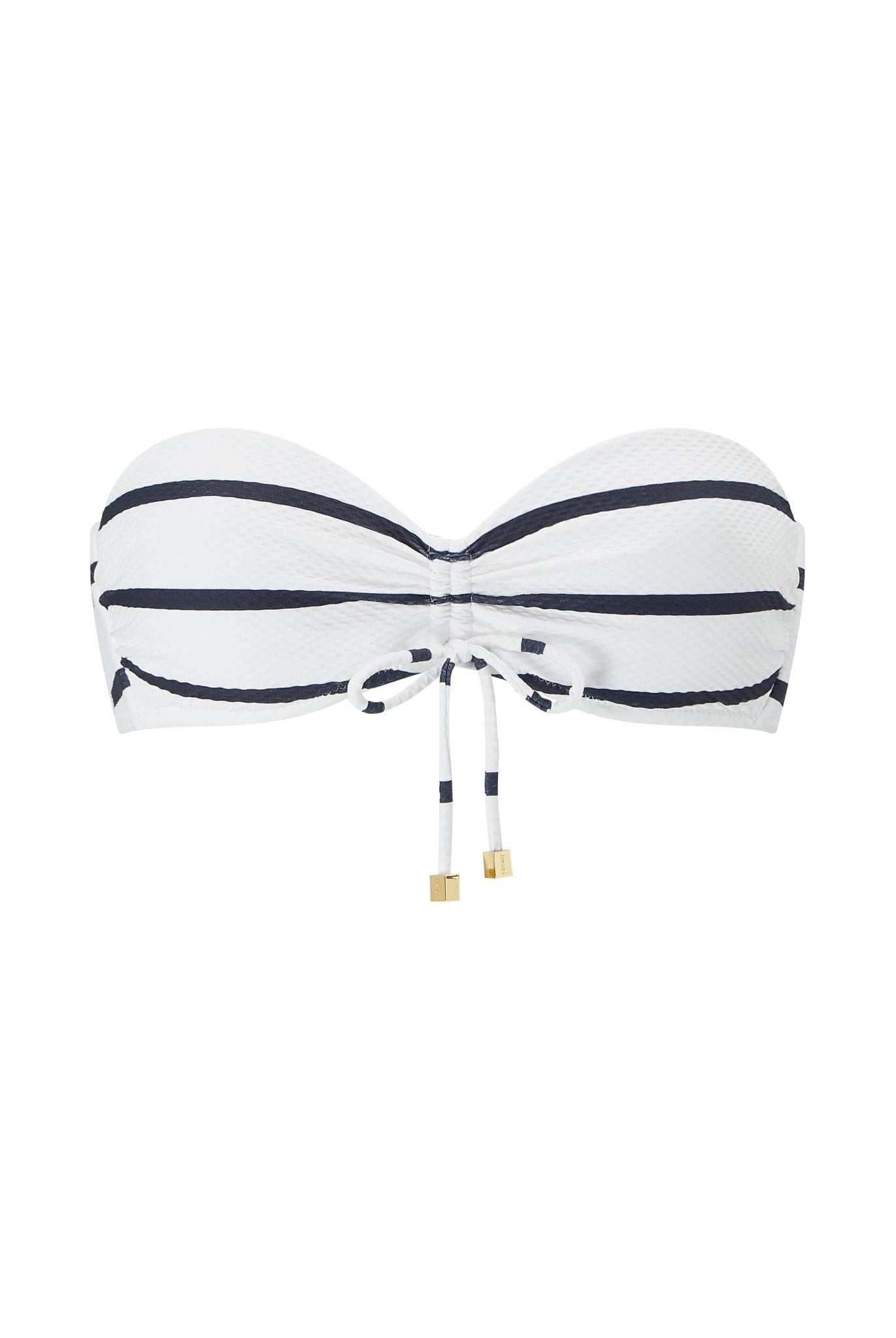 Core Bandeau Bikini Top in Nautical Stripe - Heidi Klein - UK Store