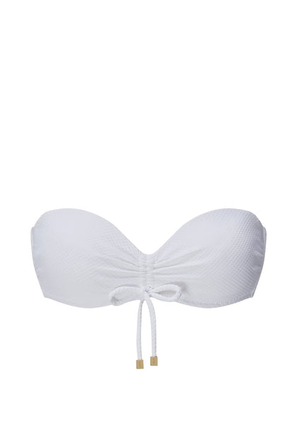 Heidi Klein - UK Store - White Ruched Bandeau Top