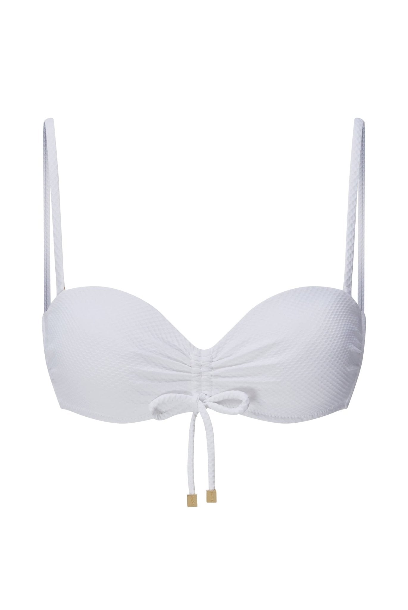 Core Bandeau Bikini Top in White - Heidi Klein - UK Store