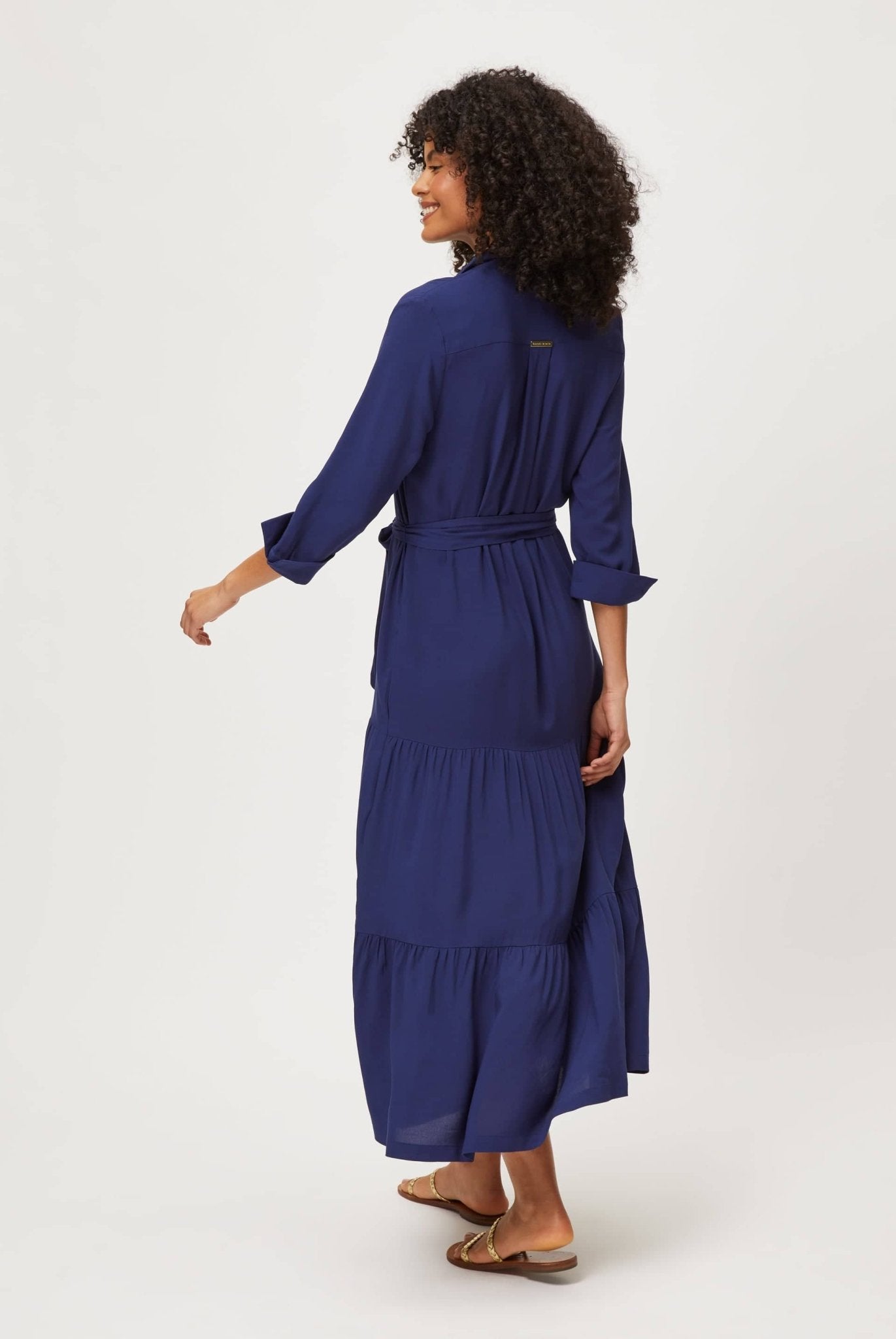 Navy Maxi Shirt Dress – Heidi Klein