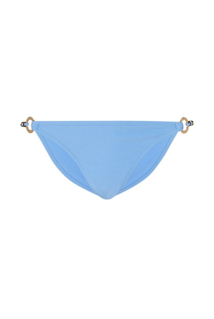 Heidi Klein - UK Store - Core Ring Triangle Bikini Bottom in Ocean Tide