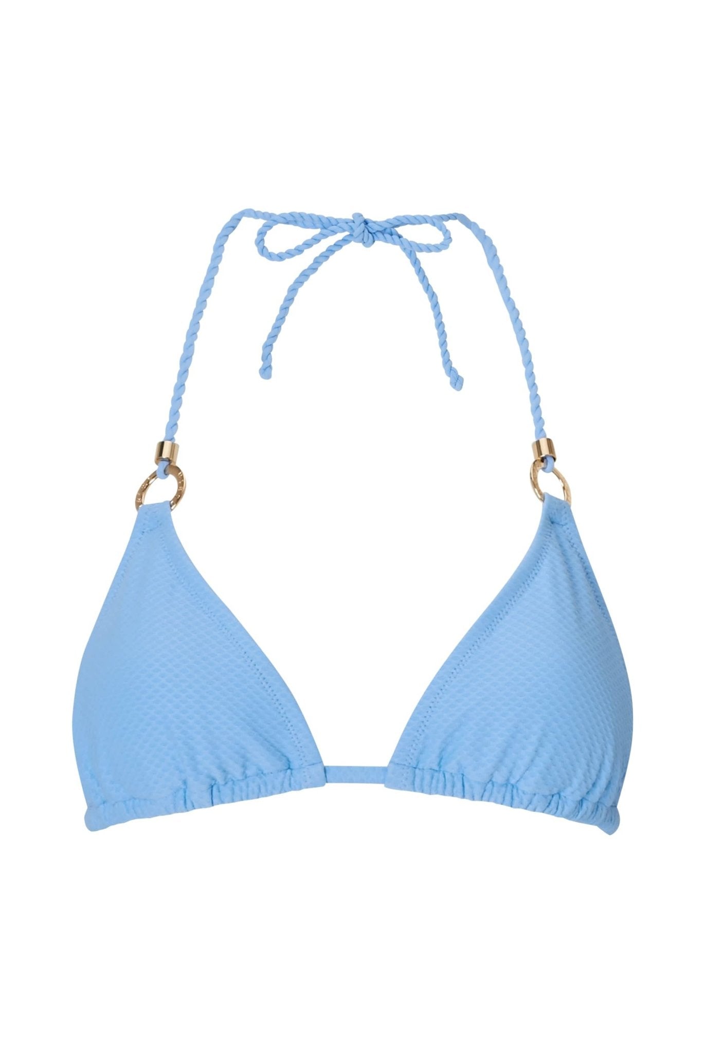 Core Ring Triangle Bikini Top in Ocean Tide - Heidi Klein - UK Store