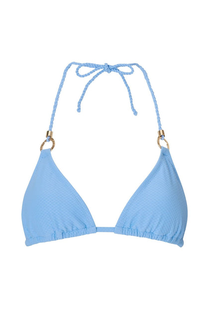 Heidi Klein - UK Store - Core Ring Triangle Bikini Top in Ocean Tide