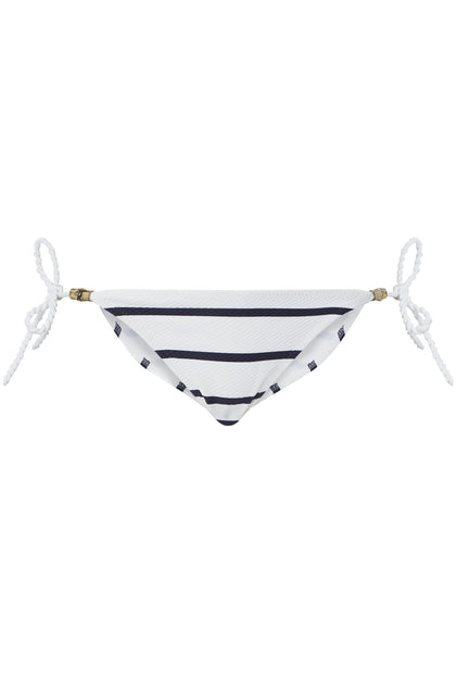 Heidi Klein - UK Store - Core Side-Tie Bikini Bottom in Nautical Stripe
