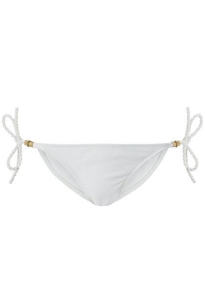 Heidi Klein - UK Store - Core Side-Tie Bikini Bottom in White