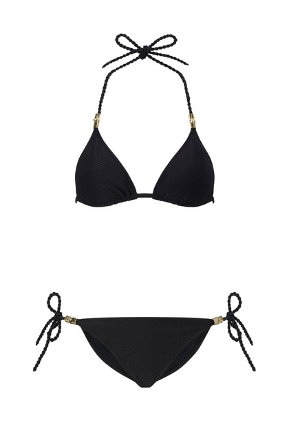Heidi Klein - UK Store - Core Triangle Bikini in Black