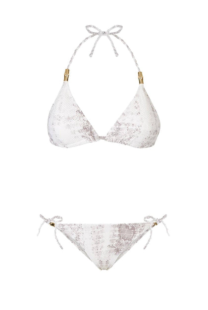 Heidi Klein - UK Store - Snake Print Triangle Bikini