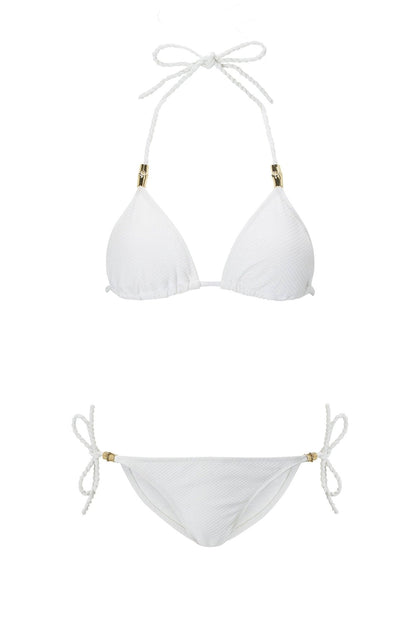 Heidi Klein - UK Store - Core Triangle Bikini in White