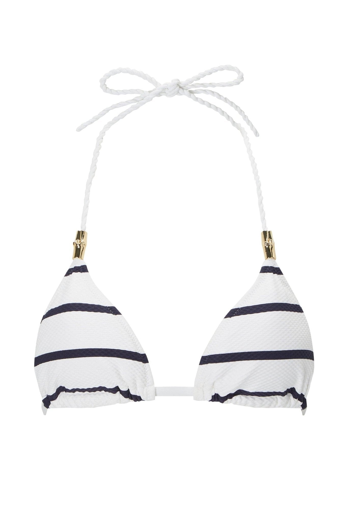 Core Triangle Bikini Top in Nautical Stripe - Heidi Klein - UK Store