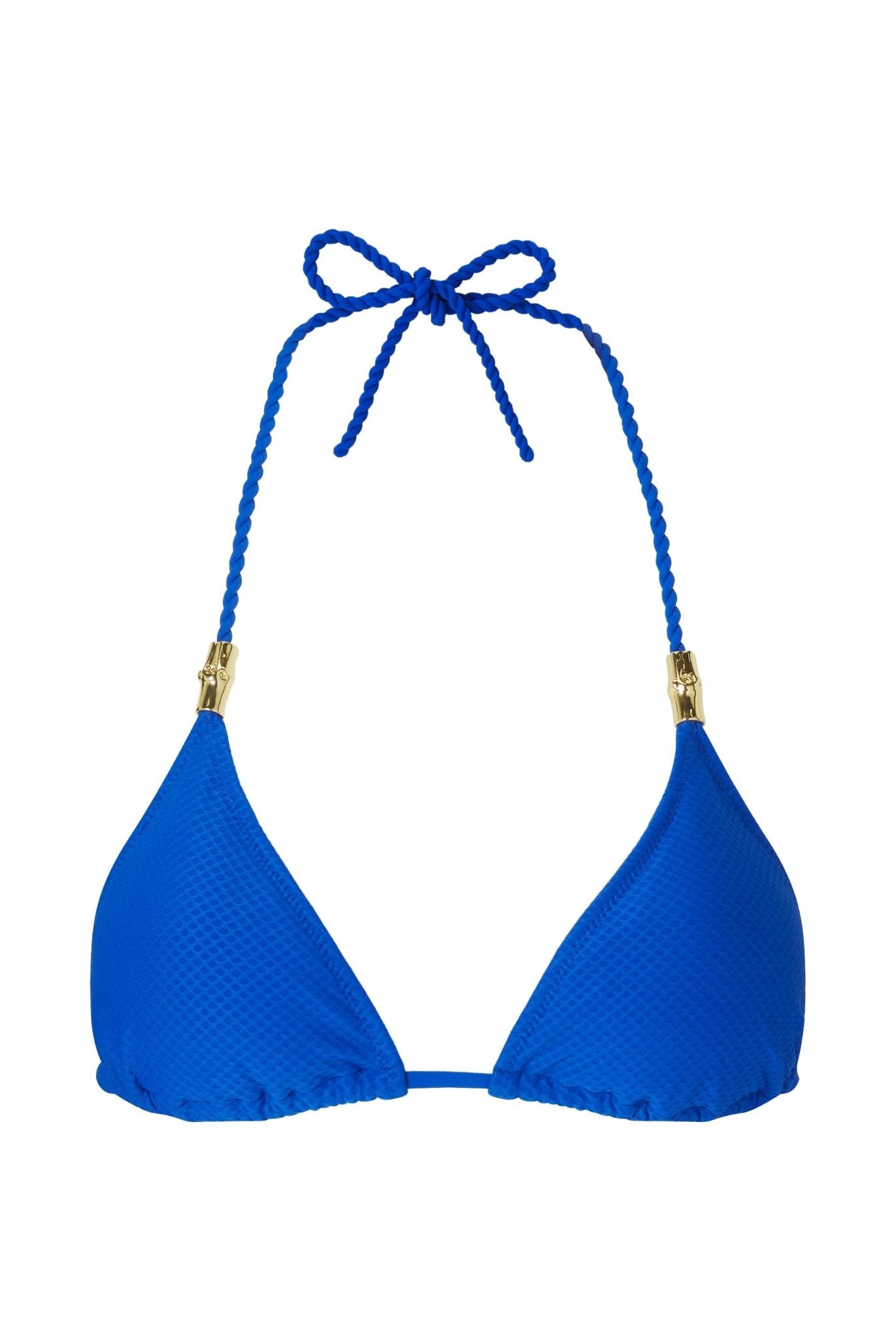 Electric Blue Triangle Bikini Top - Heidi Klein - UK Store