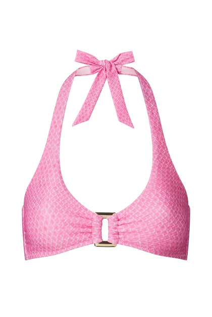 Heidi Klein - UK Store - Guana Island Halter Neck Rectangle Top  In Pink