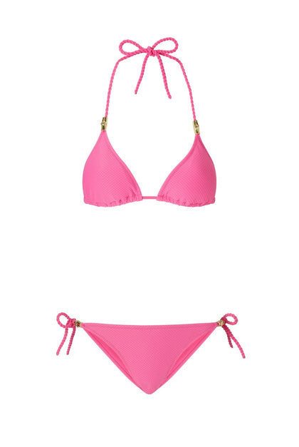 Heidi Klein - UK Store - Magenta Triangle Bikini