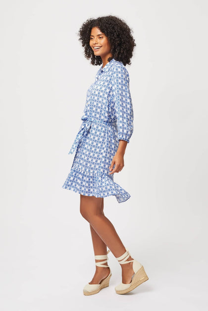 Heidi Klein - UK Store - Mahoe Bay Mini Ruffle Shirt Dress