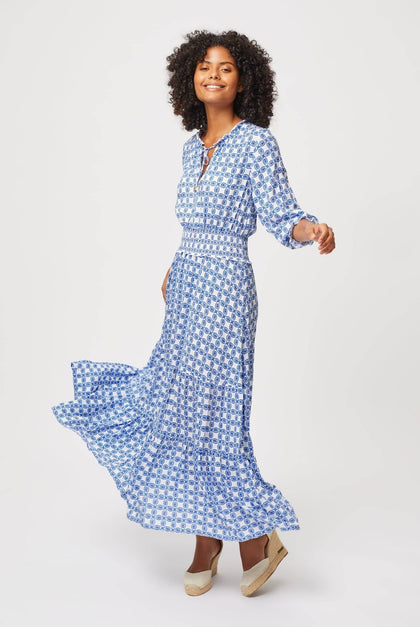 Heidi Klein - UK Store - Mahoe Bay Smocked Waist Maxi Dress