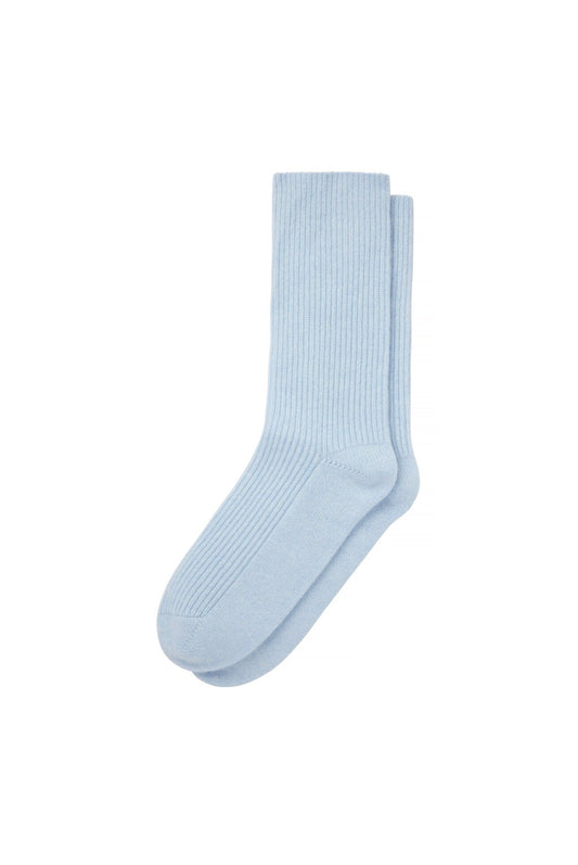 Malibu Cashmere Socks in Blue - Heidi Klein - UK Store
