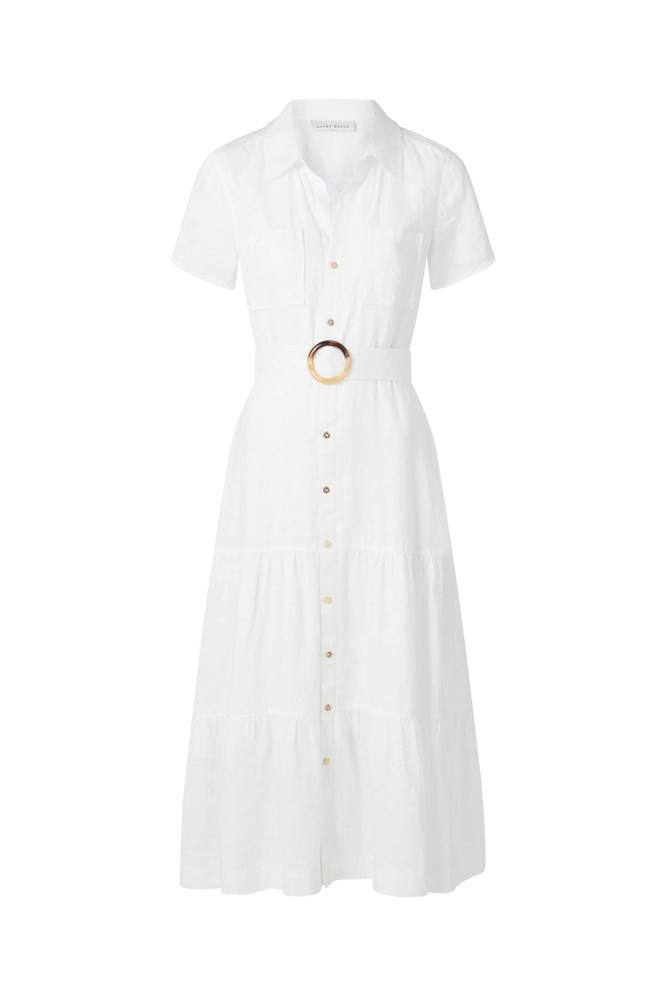 Mitsio Island Short Sleeve Shirt Dress - Heidi Klein - UK Store