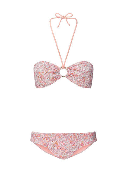Heidi Klein - UK Store - Muskmelon Bay Ring Bandeau Bikini In Pink