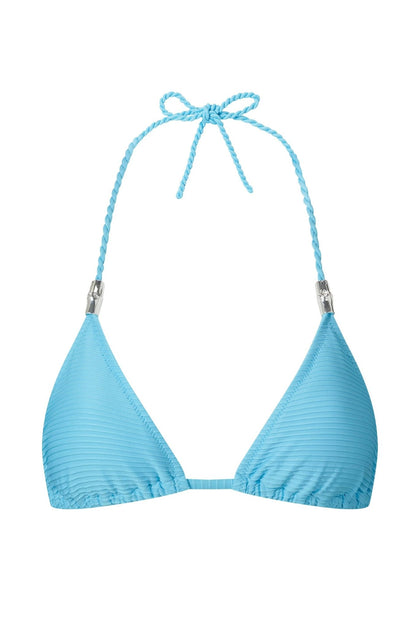 Heidi Klein - UK Store - Nungwi Beach Rope Tie Triangle Top in Blue