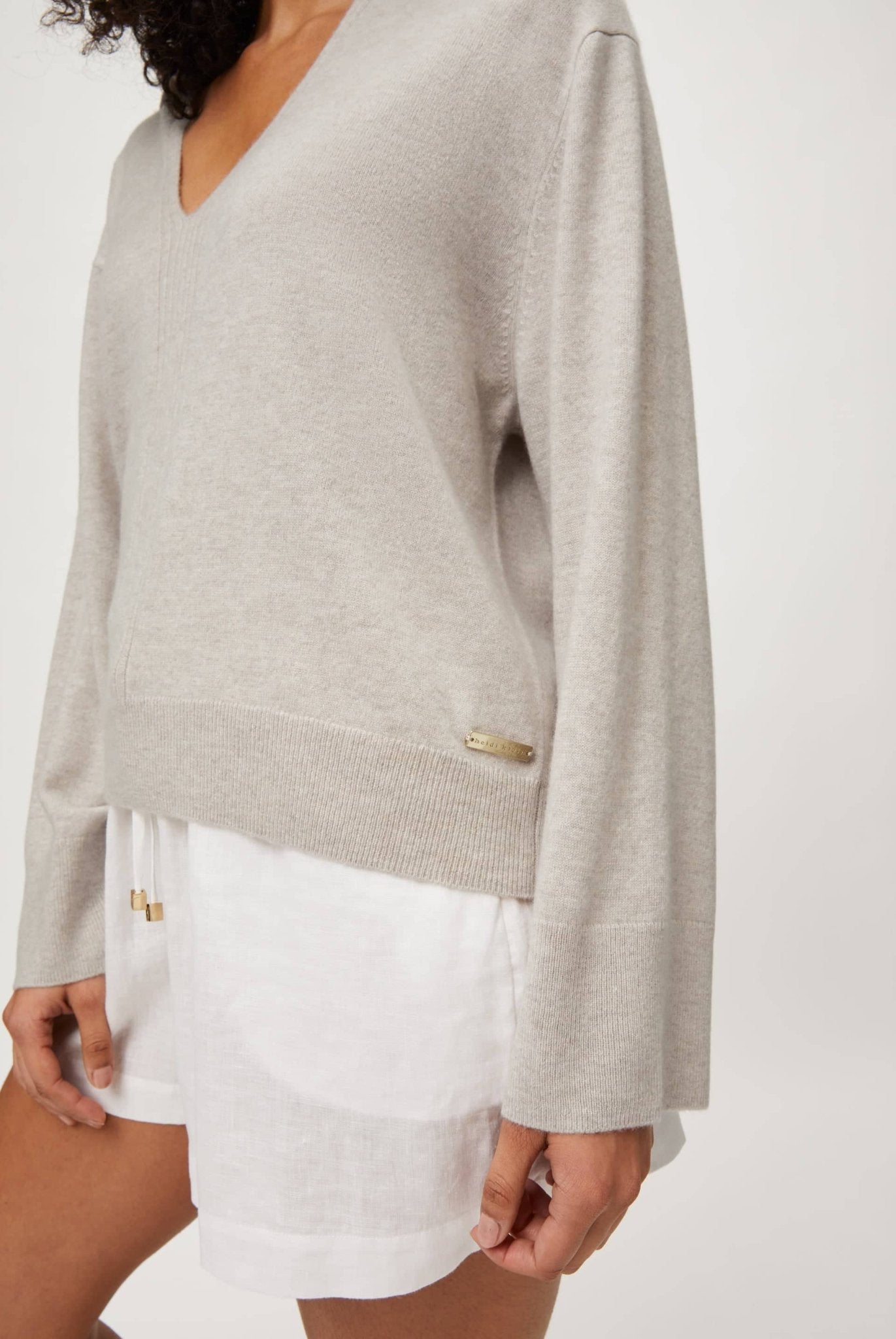Santa Barbara Collared Knit in Cream - Heidi Klein - UK Store