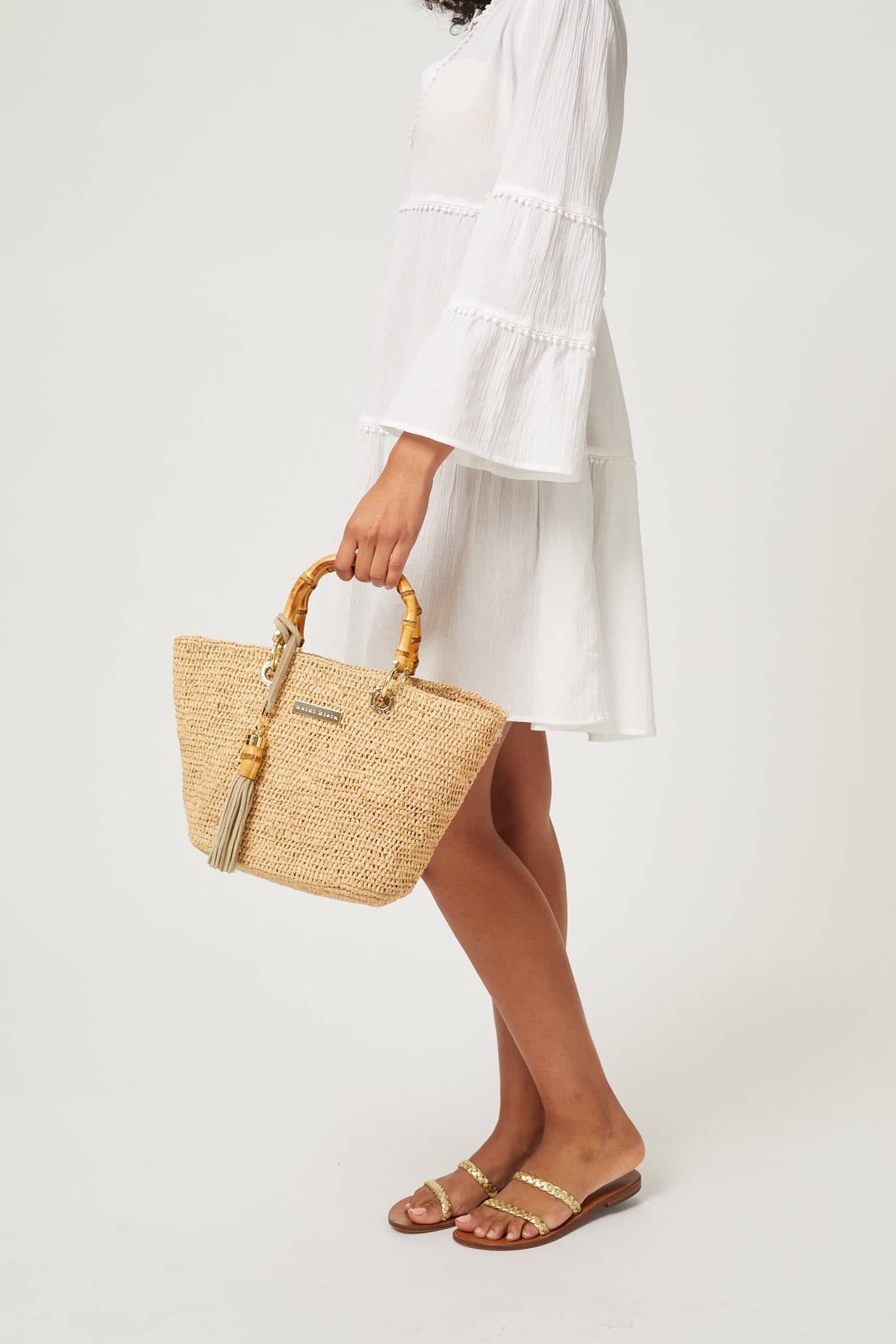 Savannah Bay Mini Raffia Tote Bag - Heidi Klein - UK Store