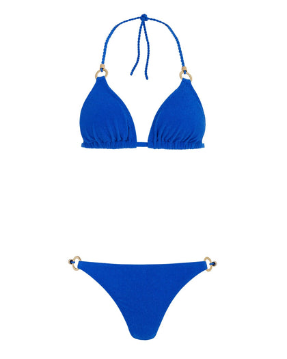 Heidi Klein - UK Store - Stellenbosch Ring Triangle Bikini Set in Blue