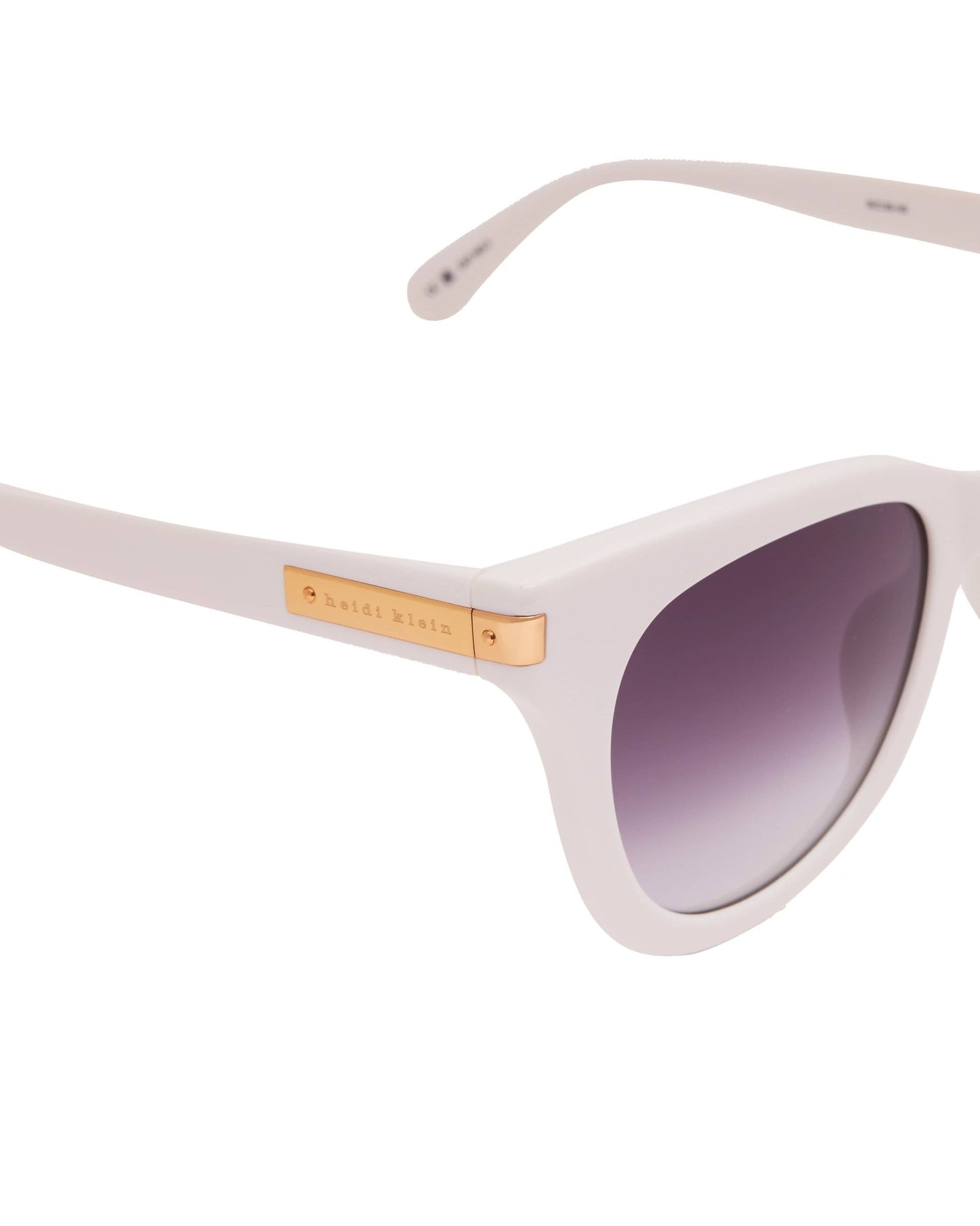 The Grace Sunglasses in White - Heidi Klein - UK Store