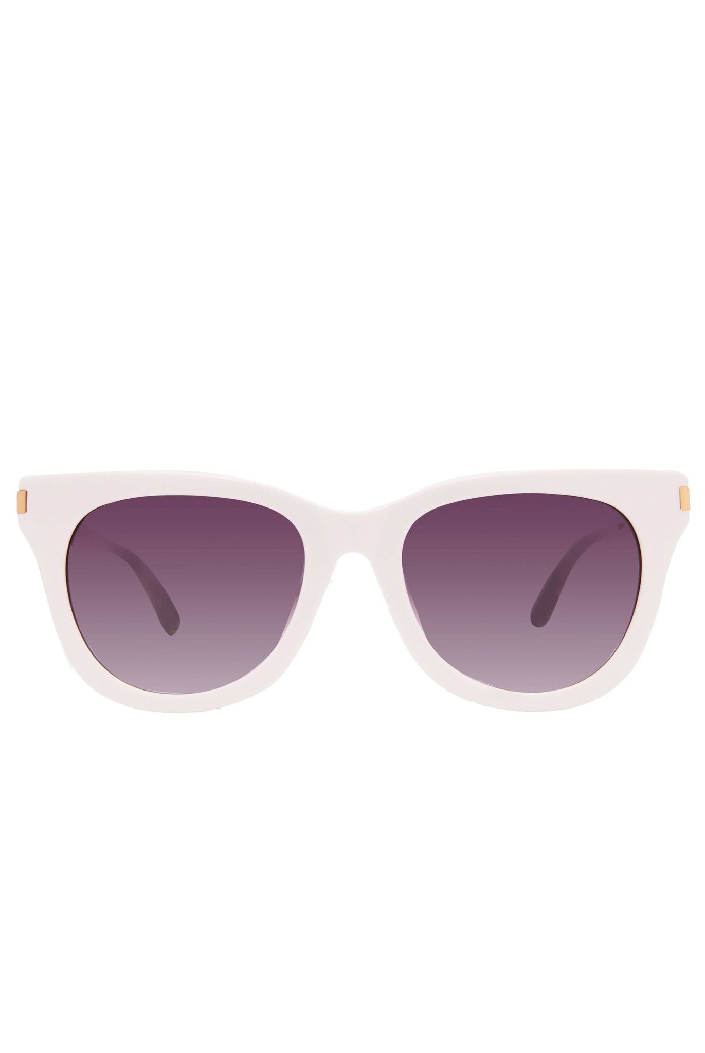 The Grace Sunglasses in White - Heidi Klein - UK Store